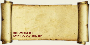 Bojana Trakilović vizit kartica